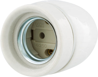 Q-Link-Fassung – E27 – hitzebeständig – max. 100 W – weiß