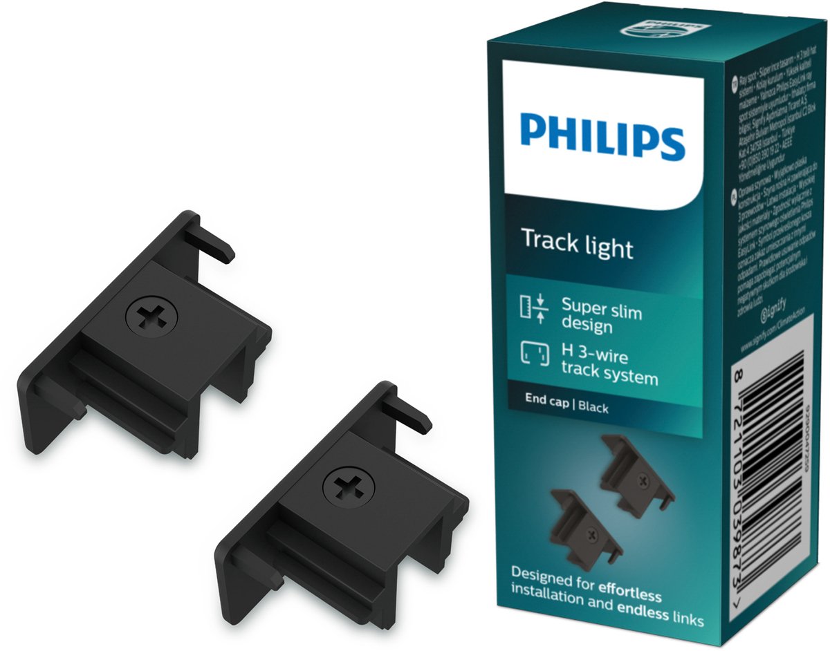 Philips LED Philips Easylink – Endstück – 2er-Pack – Schwarz – Schienenbeleuchtung