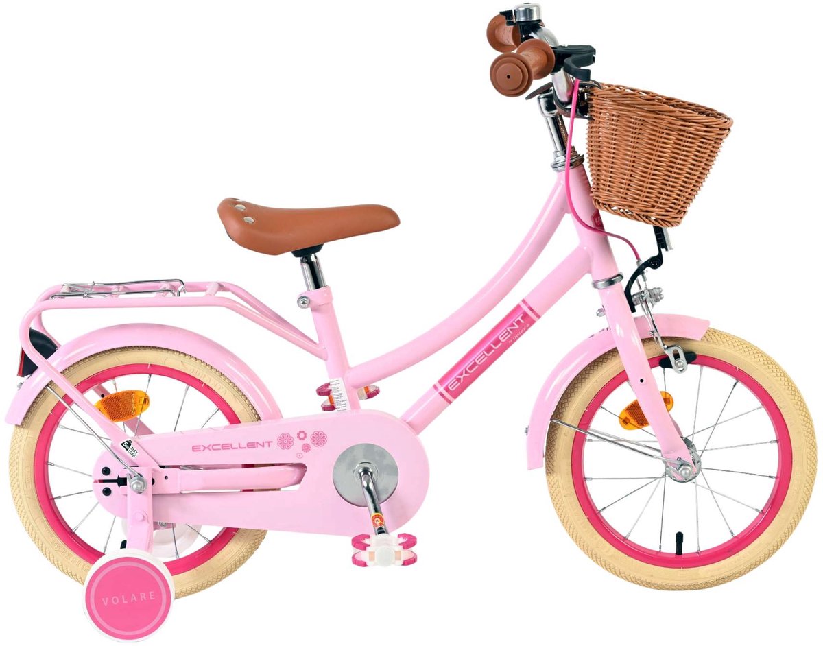 Volare Volare Children's Bike Girls 14 Zoll rosa