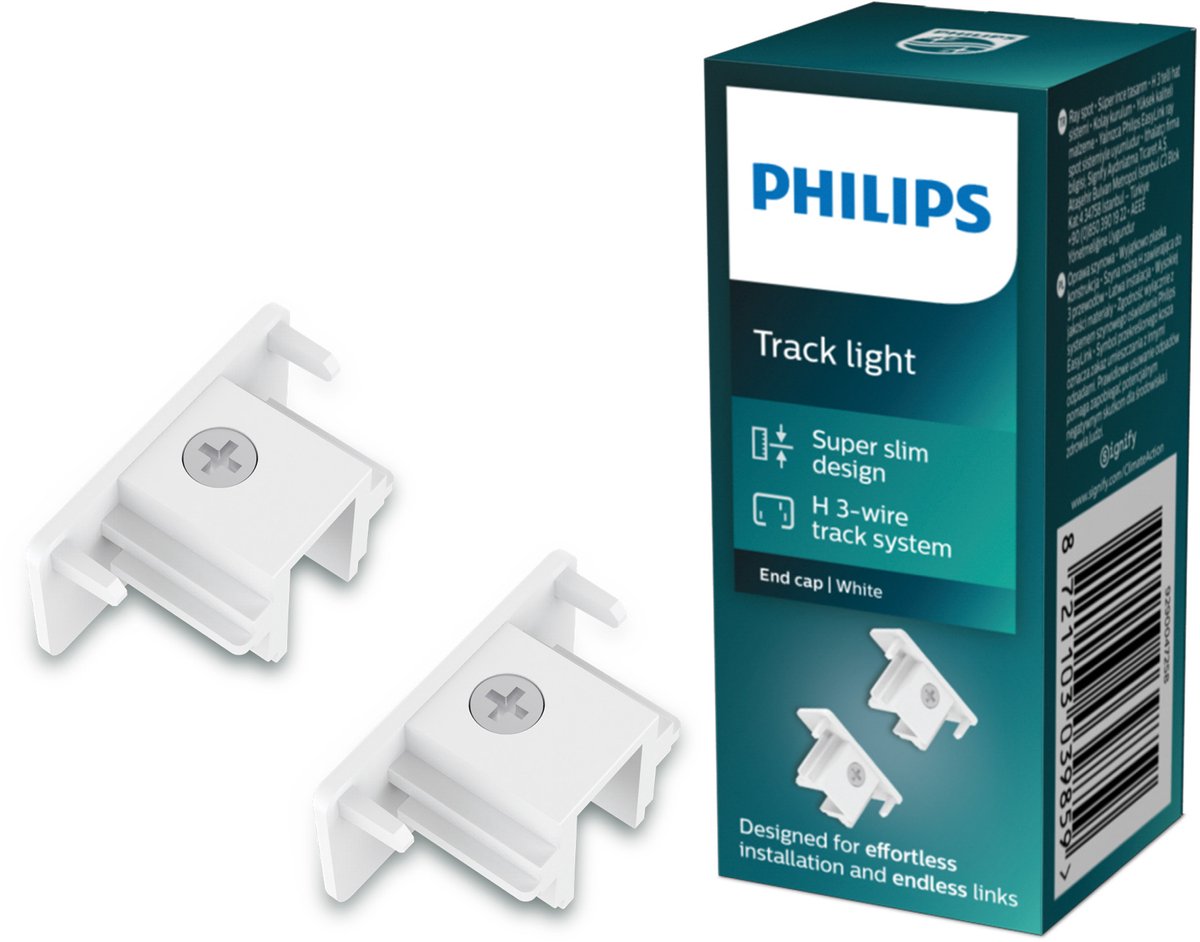 Philips LED Philips Easylink – Endstück – 2er-Pack – weiß – Schienenbeleuchtung