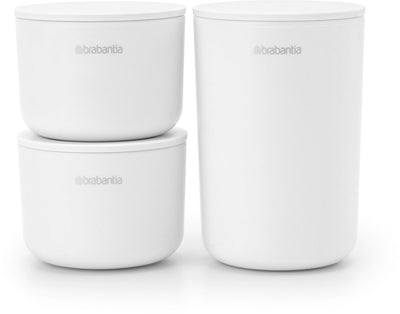 Brabantia Renew Vorratsdosen-Set – 3-teilig – Weiß