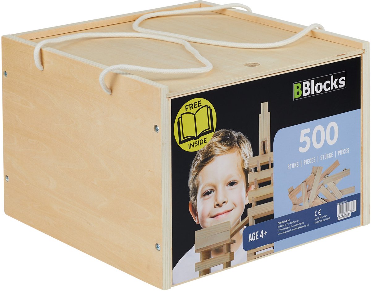 BBLOCKS -Gebäudetafeln in Aufbewahrungsbox, 500DLG.