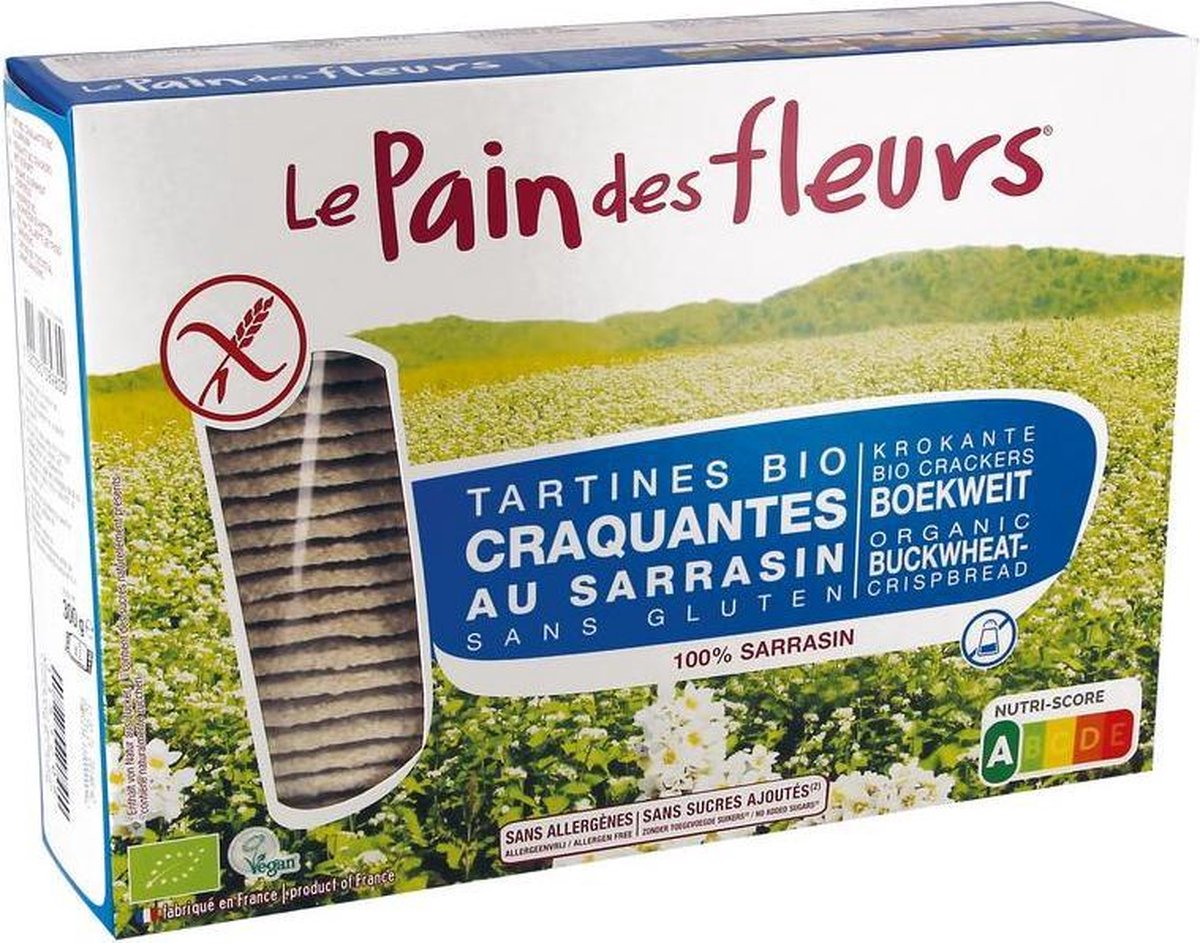 Le Pain des Fleurs Buchweizencracker ohne Salz