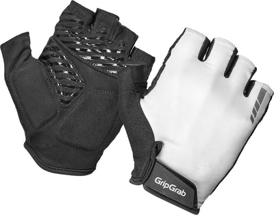 Gripgrab – Proride RC Max Kurzfinger-Sommer-Fahrradhandschuhe mit Polsterung – Weiß – Herren – Größe M
