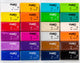Fimo® Soft, Standardfarben, 24x25 Gr 1 Box