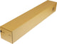 Raadhuis Versandrohr – 715 x 105 x 105 mm – A1+ – quadratisch – braun – 10 Stück – rd-352011-10