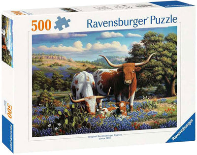 Ravensburger Jigsaw Puzzle liebt Longhorns, 500st.