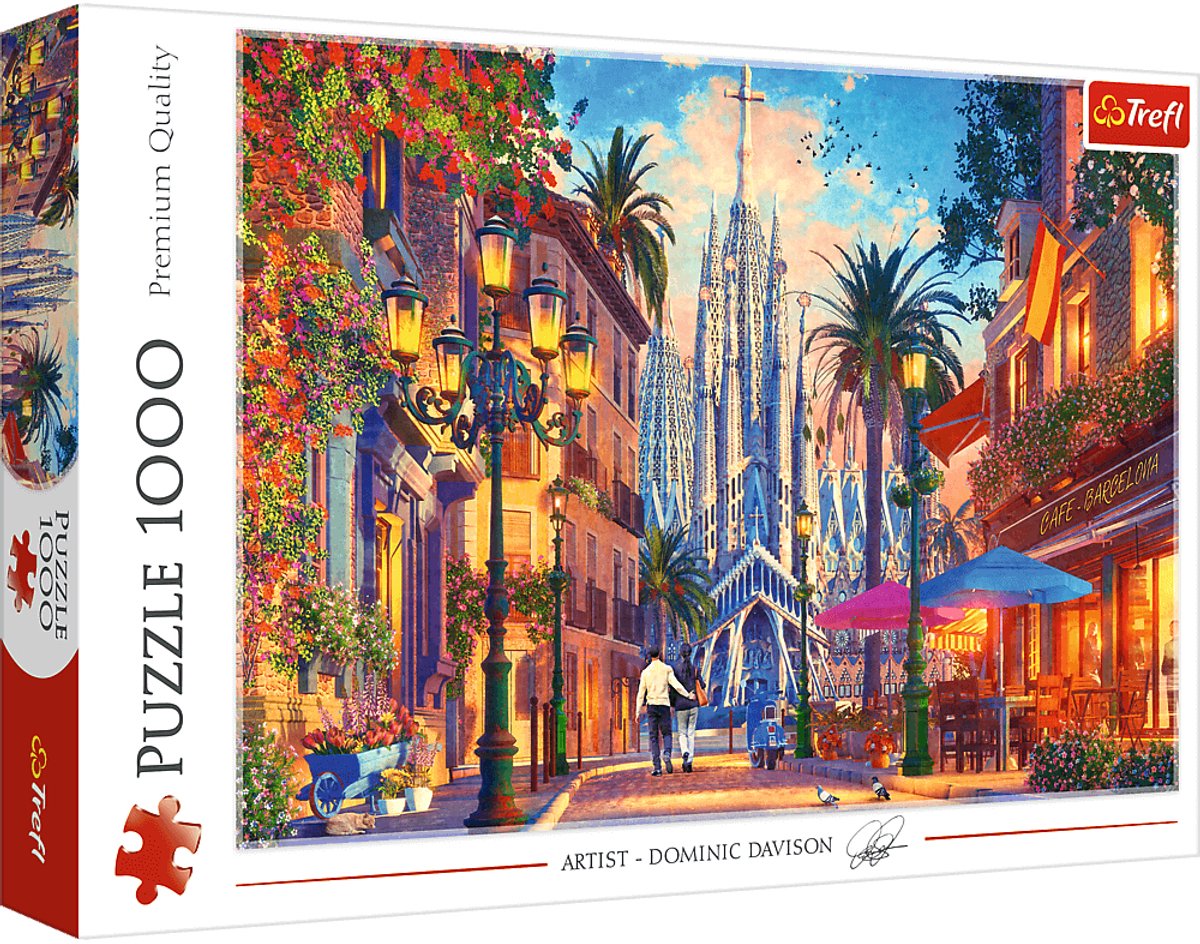 Trefl Puzzle 1000 Teile - Barcelona Spanien Puzzle.