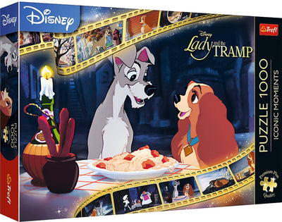 Trefl Puzzle Disney Lady und der Tramp – 1000 Teile – Puzzle.