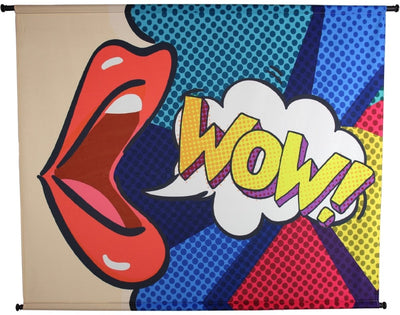 HD Collection Wandtuch Wow Multi 146x3x110cm