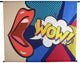 HD Collection Wandtuch Wow Multi 146x3x110cm