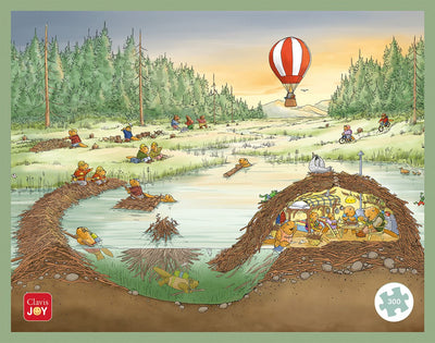 Clavis-Puzzle Willkommen zu Hause, Biber!
