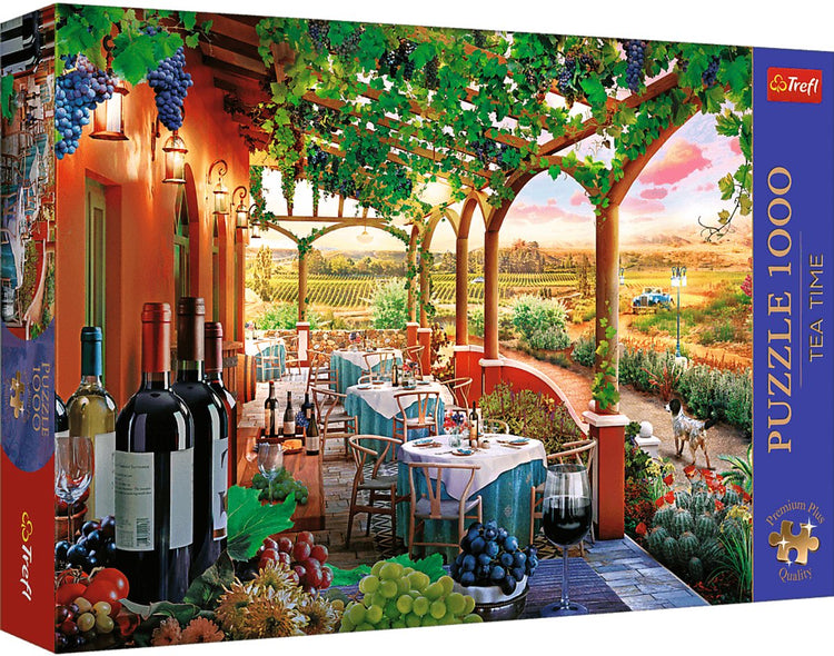 Trefl Puzzle Premium Plus 1000 Teile - Italienisches Weinberg-Puzzle FSC.