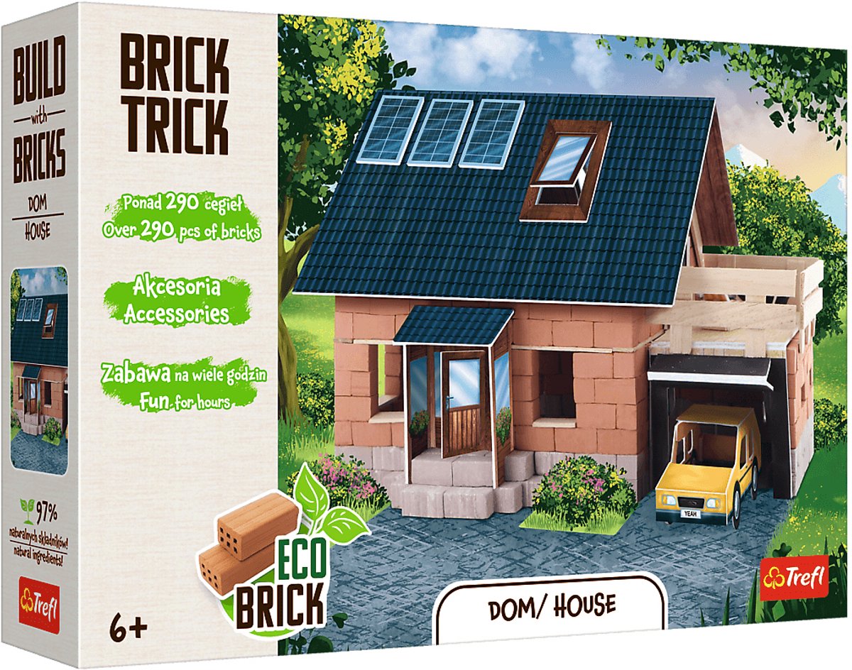 Ziegel-Trick-Hausbauset