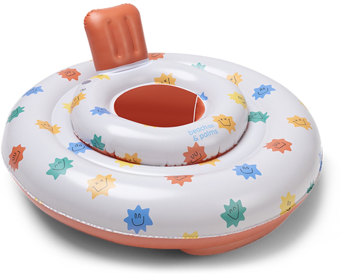 Strandpalmen – Babyschwimmer – Sonnengesichter – Schwimmsitz – 1–2 Jahre – mehrfarbig