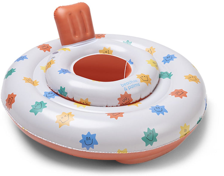 Strandpalmen – Babyschwimmer – Sonnengesichter – Schwimmsitz – 1–2 Jahre – mehrfarbig