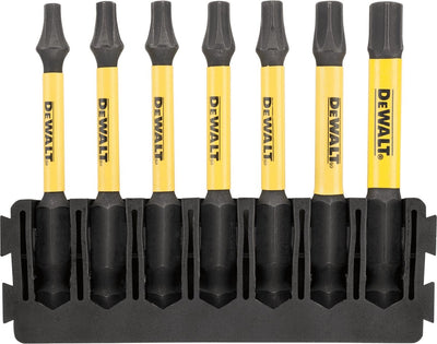 Imp Dewalt Zubehör-Bit-Set | Halter + Torsion wirken | 57mm | t15 x1, t20 x2, t57 x2, t30 x1, t40 x1 - dt70825-qz