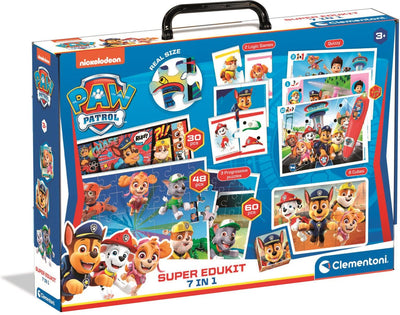 Clementoni Paw Patrol – Super Edukit – 7 Spiele in 1 – Lernspielzeug – sprechender Stift – ab 3 Jahren
