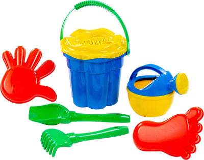 Cavallino Toys Cavallino Classic Bucket Set Blue, 7dlg.