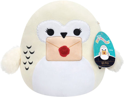 Jazwares Squishmallows – Harry Potter – kleiner Plüsch – Hedwig hält Brief – 20 cm Plüsch