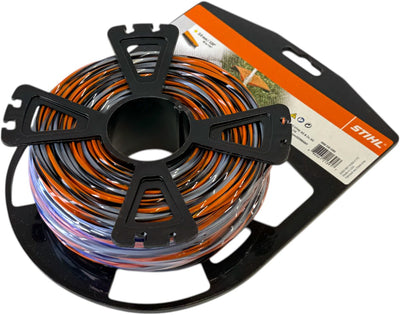 Stihl - CF3 Pro - Schnittfaden - kreuzförmig - orange schwarz grau - ø 3,0 mm x 45,0 m - 00009304305
