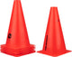 Nijdam Slalomkegel – Set mit 6 Stück – 23 cm – rot
