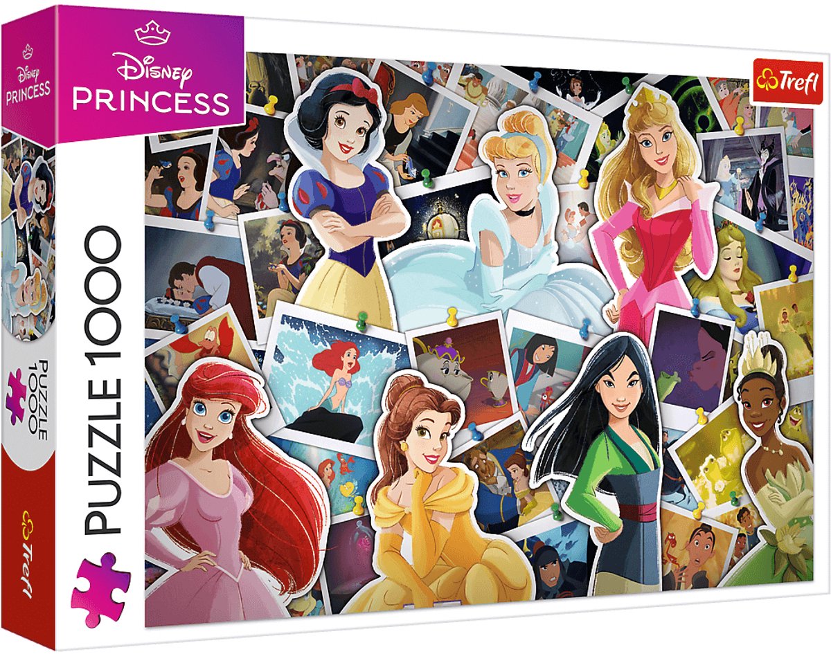 Trefl Puzzle Disney Prinzessinnen 1000 Teile – Puzzle für Kinder.