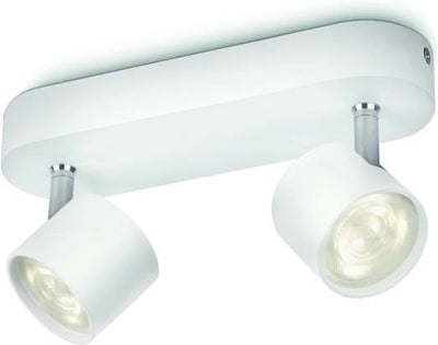 Philips LED Philips Star Aufbaustrahler – 2-flammig – Weiß