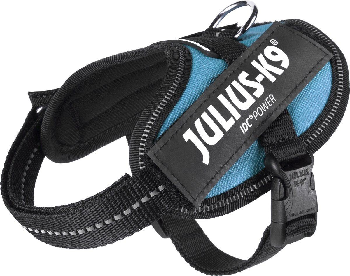 Julius K9 Julius-K9 IDC®Power-Geschirr, 2xS – Baby2, Azurblau