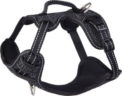 Rogz für Hunde Rogz Explore Geschirr gefüttert schwarz – Hundegeschirr – S 36–57 cm