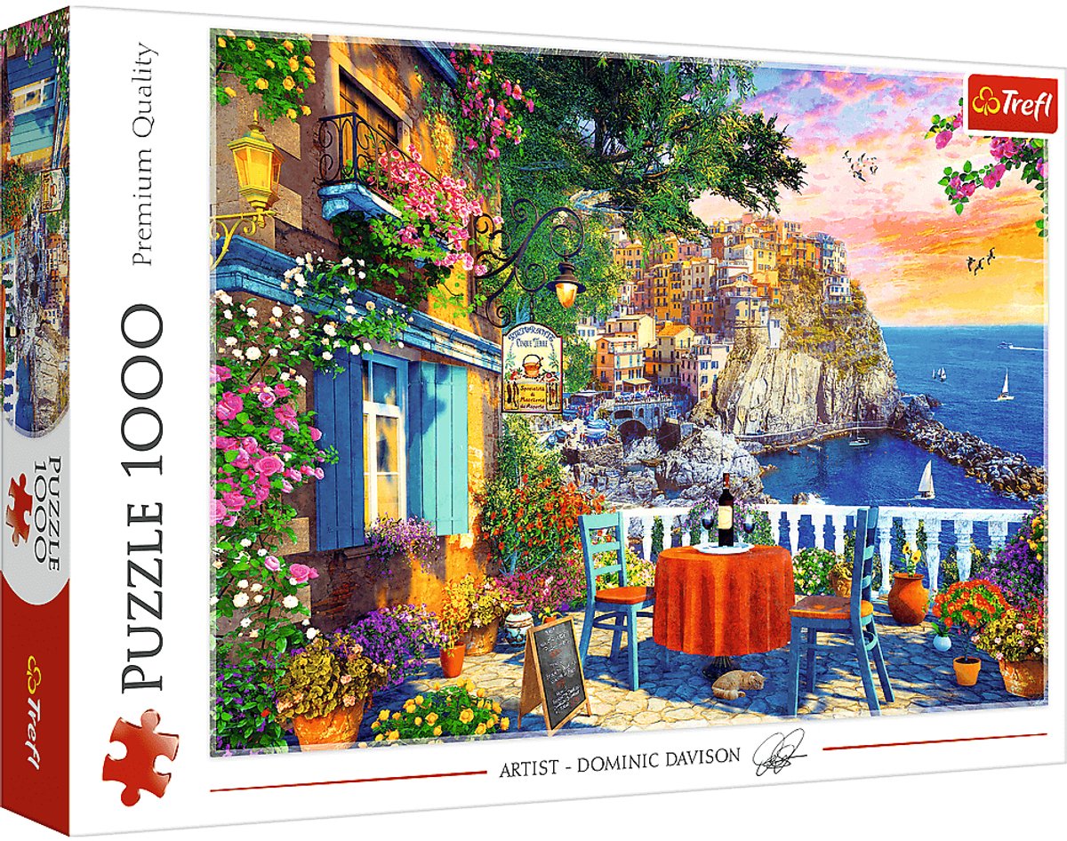 Trefl Puzzle Cinque Terre View 1000 Teile – farbenfroher Puzzlespaß.