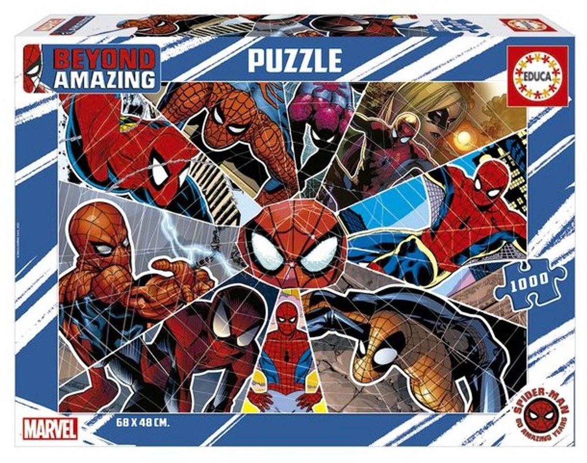 Educa - Puzzle - 1000 Teile - Spiderman