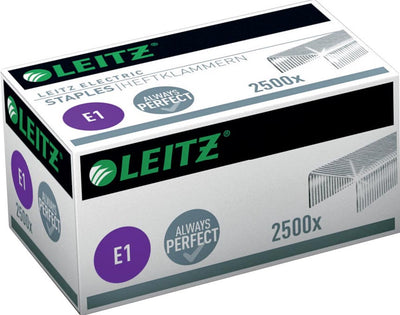 Heftklammern Leitz Silber 1 mm Stahl 2.500 Stück 10 Blatt