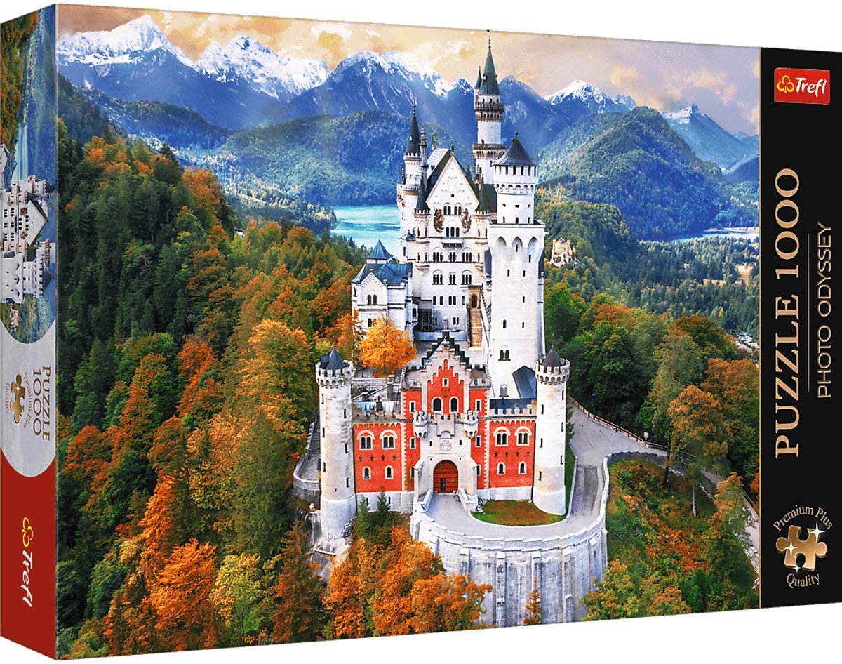 Trefl Puzzle 1000 Teile - Schloss Neuschwanstein Deutschland Premium Plus.