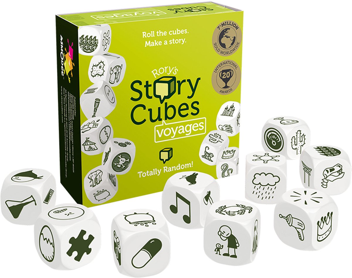 Rory's story cubes dice game creative imaginative travel.