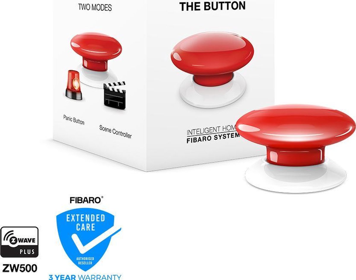 Fibaro Der Knopf, Rot