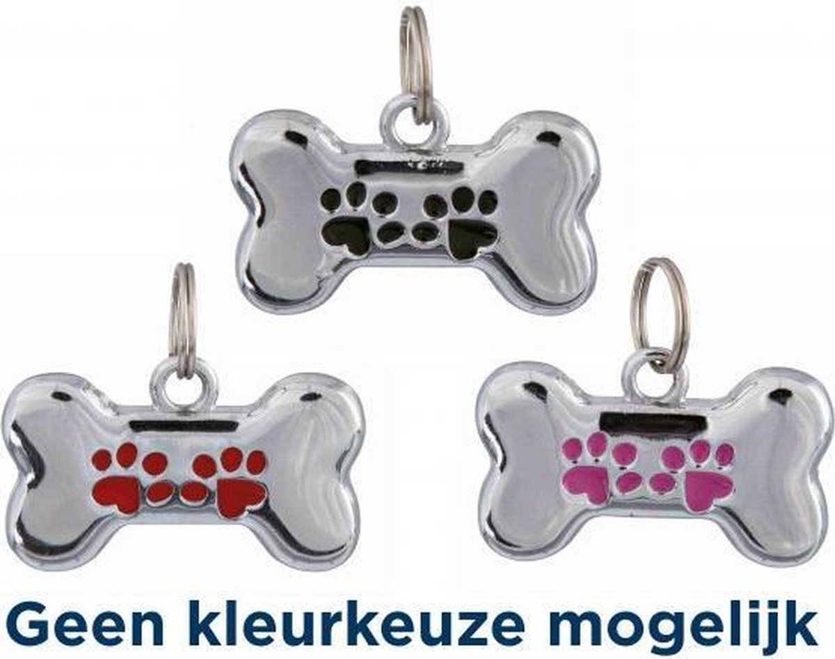 Trixie Schmuck Adressanhänger Knochen sortiert