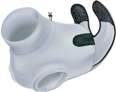 Trixie OP-Shirt Katze – Baumwollweste grau M L – Schutz nach der Operation, Rückenlänge 36–42 cm