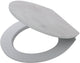 Tiger Beton - Toilettensitz - Toilettensitz - Absenkautomatik - Betonoptik - MDF - FSC - Grau