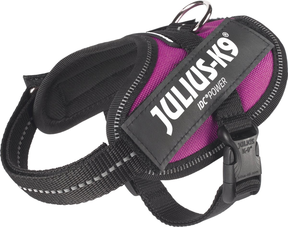 Julius K9 Julius-K9 IDC Power Harness – 2xS – Baby2 – Dunkelrosa