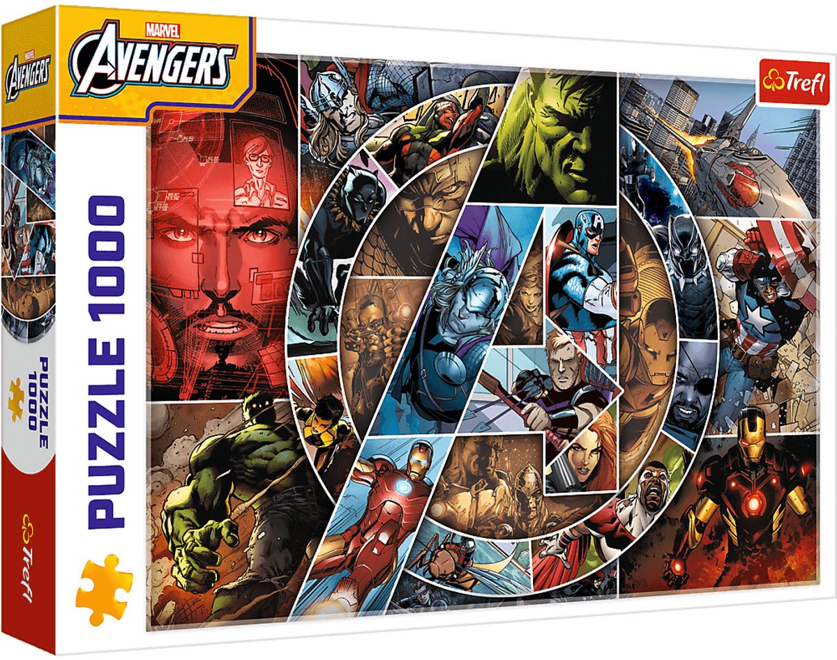 Trefl Puzzle Avengers – 1000 Teile Marvel-Superhelden.