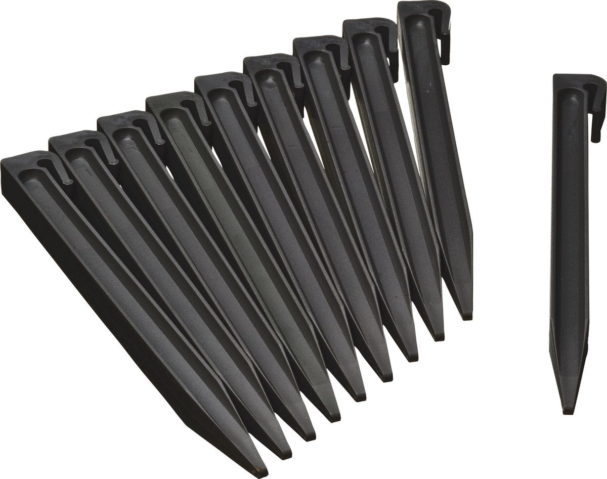 Nature Nature Gartenstecker 10 Stück schwarz