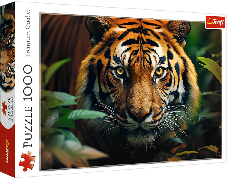 Trefl Puzzle Wilder Tiger – 1000 Teile Tierpuzzle.