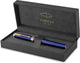 Parker Ingenuity Tintenroller | Kernsammlung | blau mit Goldfinish | schwarze Tinte | feiner Punkt | Geschenkbox