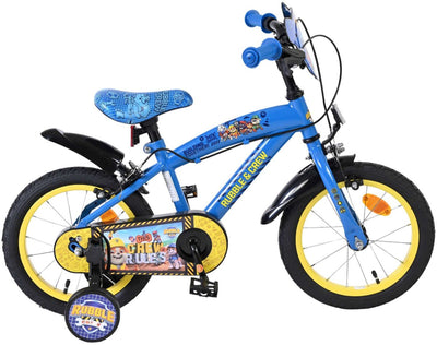 Rubble Crew Kinderfahrrad – Jungen – 14 Zoll – Blau – zwei Handbremsen