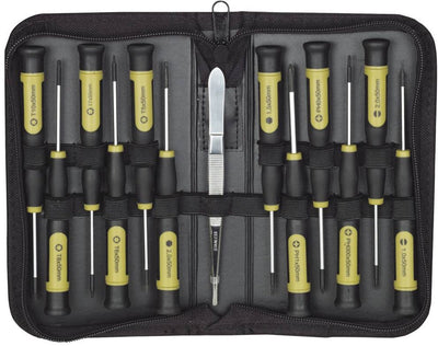 Proxxonindustrial – Mikro-Schraubendreher-Set, 13-teilig, Koffer (7 20) * – PR22720 – Modellbau-Sets, Hobby-Bauspielzeug für Kinder, Modellfarbe und Zubehör
