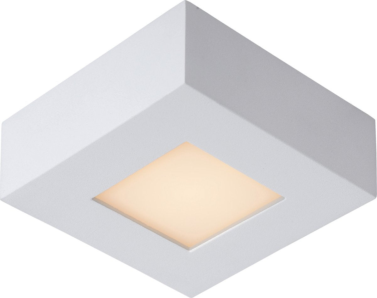 Lucide Brice-LED - Deckenleuchte (Deckenleuchte) Badezimmer - LED dimmbar - 1x8W 3000K - IP44 - Weiß