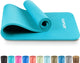 Tunturi NBR Yogamatte Antirutsch – Fitnessmatte extra dick weich – Sportmatte – 180x60x1,5cm – inkl. Trainings-App – Türkis