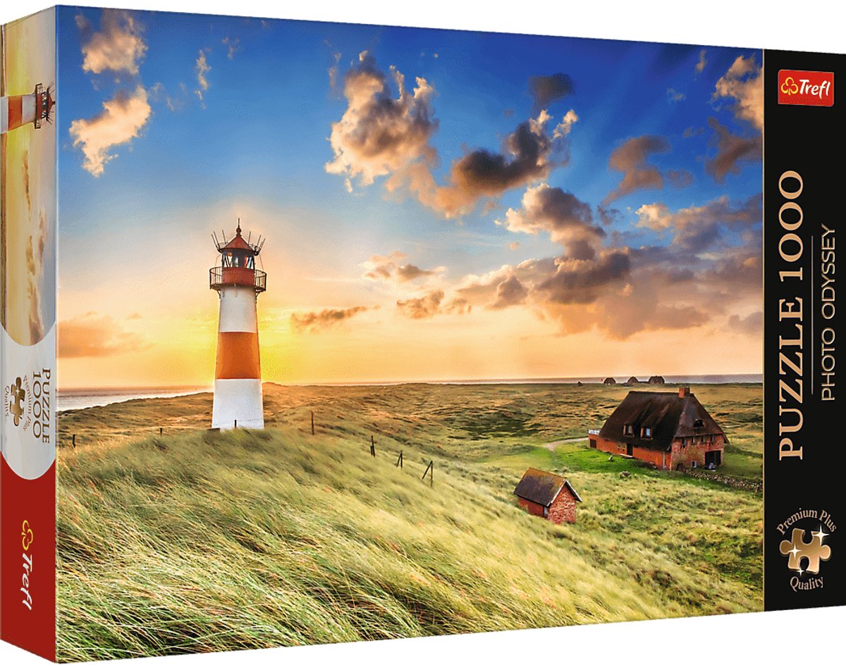 Trefl Puzzle Premium Plus 1000 Teile – Foto Odyssee Leuchtturm Deutschland.