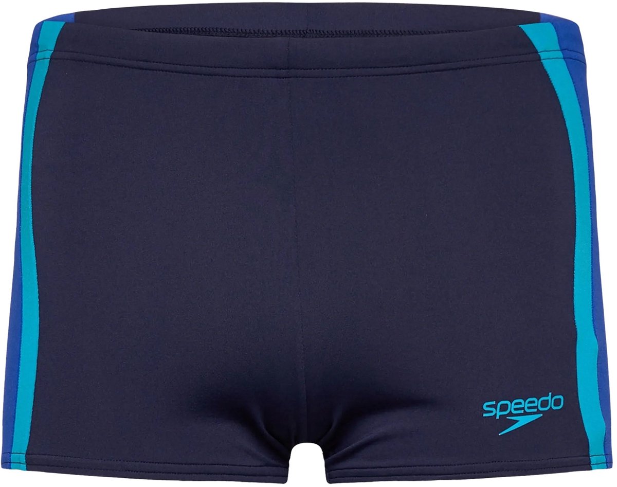 Speedo Solid Splice Aqua Short Herren-Sportbadehose – Marineblau